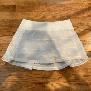 White Lululemon Tennis Skirt